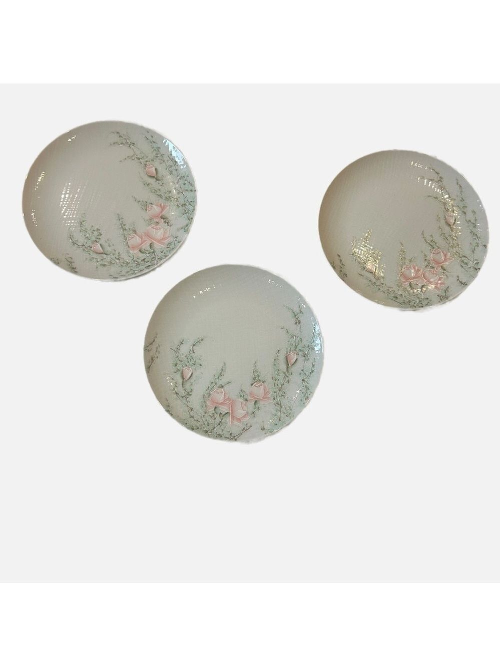 Vintage Three 10-1/2 Dorothy Thorpe Mid Century Dinner Chiba Plates RARE